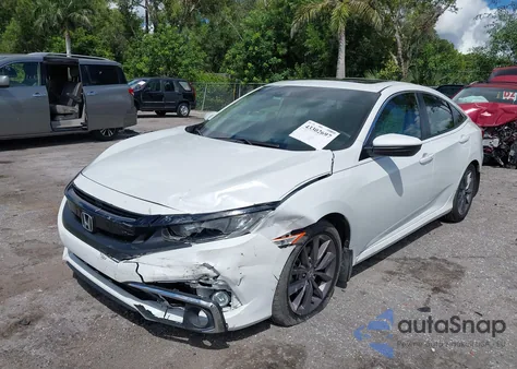 2021 Honda Civic Ex z USA, uszkodzony, nr VIN 19XFC1F35ME010545